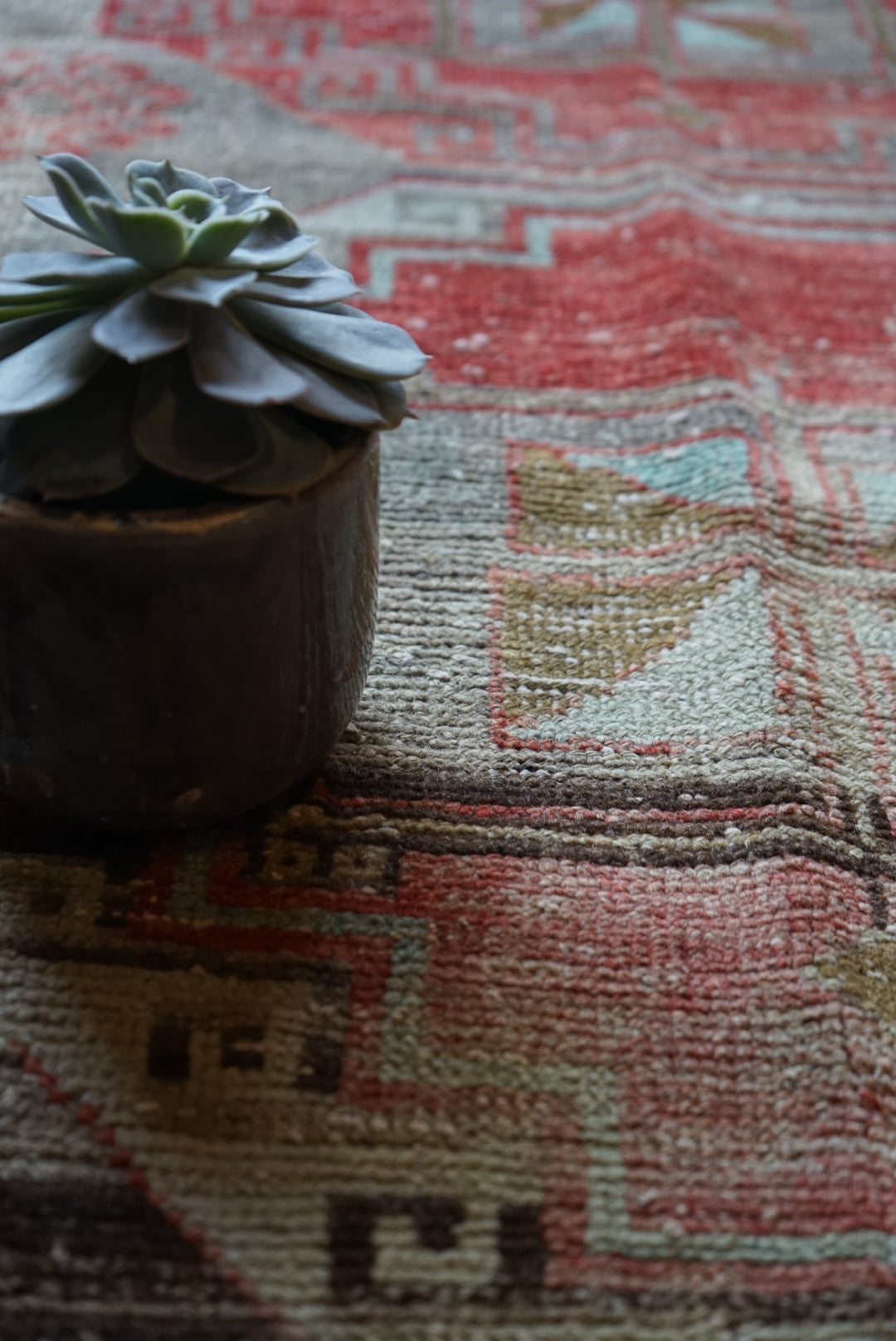 TURKEY VINTAGE SMALL RUG ANATORIA 114 × 94 cm No.TR25186