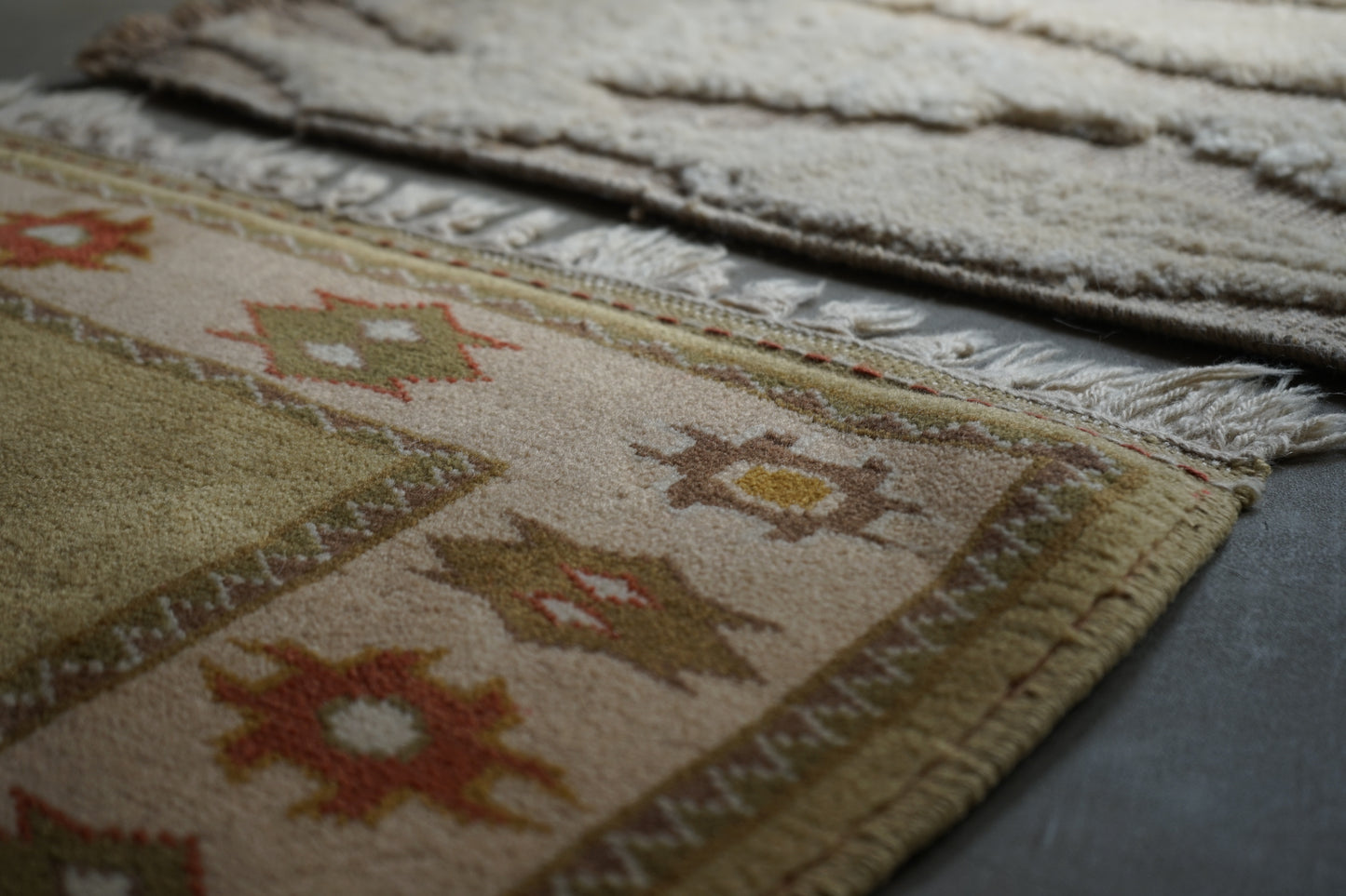 TURKEY OLD MILAS SQUARE 1950-1960年代 106 × 106 cm