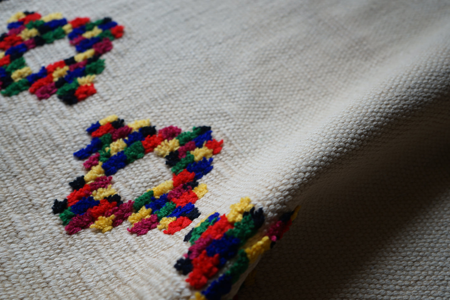 TURKEY VINTAGE KILIM DOT FLOWER 1980年代 125 × 80 cm No.TR25195