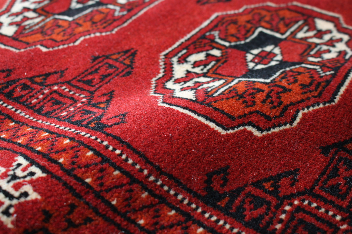 IRAN OLD TURKMEN RUNNER 1970年代 196 × 62cm / 6'4 × 2'0 ft