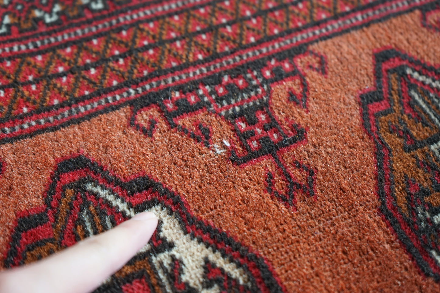 TURKEY OLD TURKMEN 1950-1970年代 195 × 123 cm No.TR2590