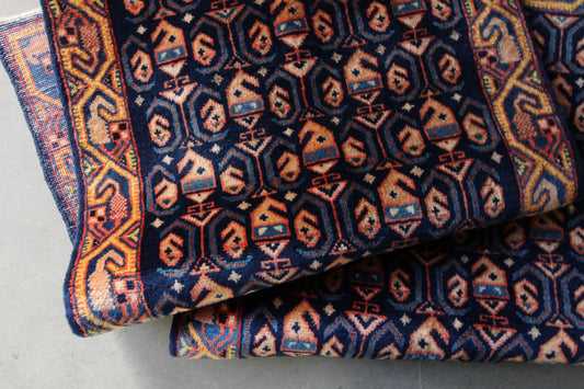 IRAN ANTIQUE VIS KHANSAR ISFAHAN 1900年代 110 × 66 cm / 3'6" × 2'1" ft