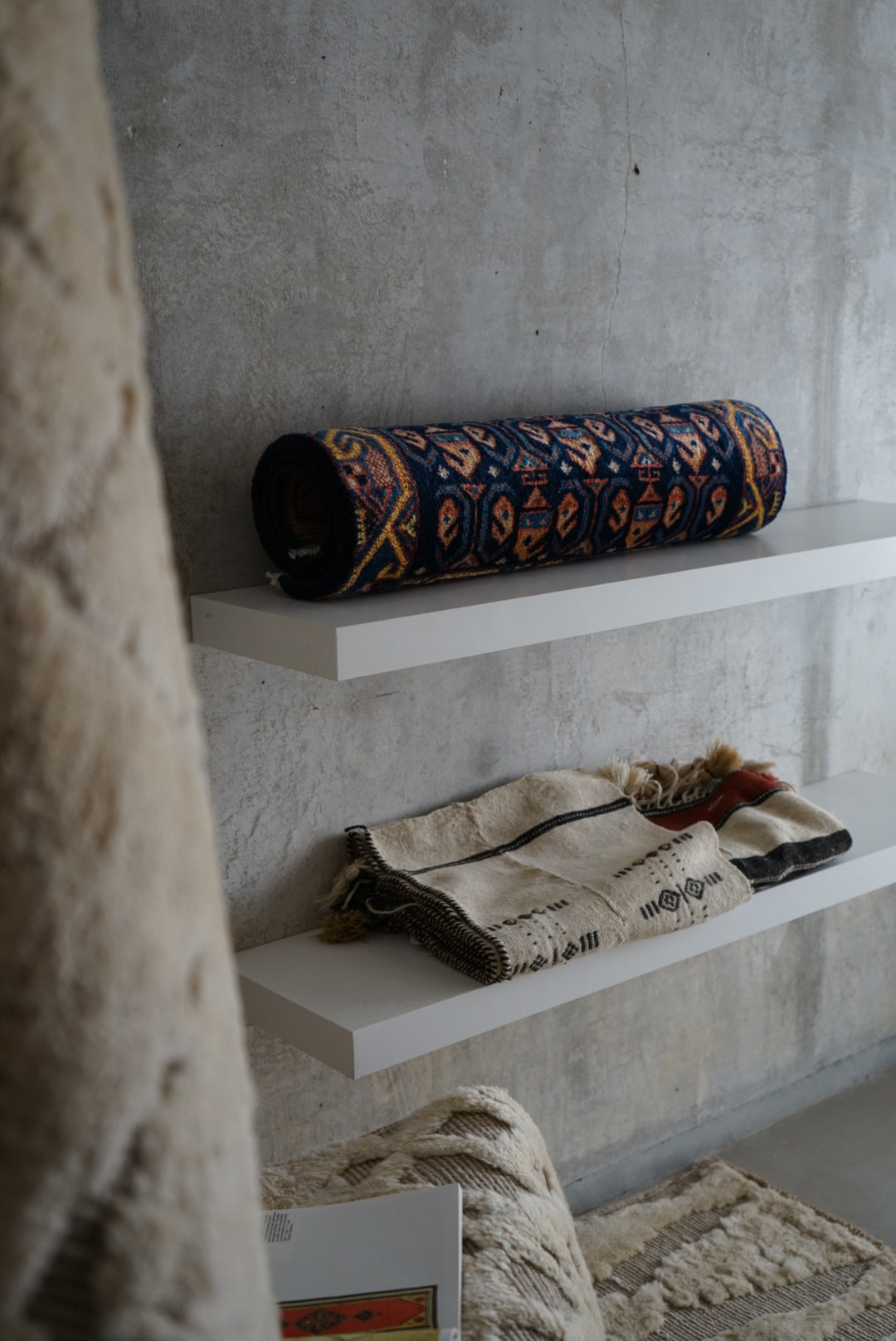 IRAN ANTIQUE VIS KHANSAR ISFAHAN 1900年代 112 × 66 cm / 3'6" × 2'1" ft