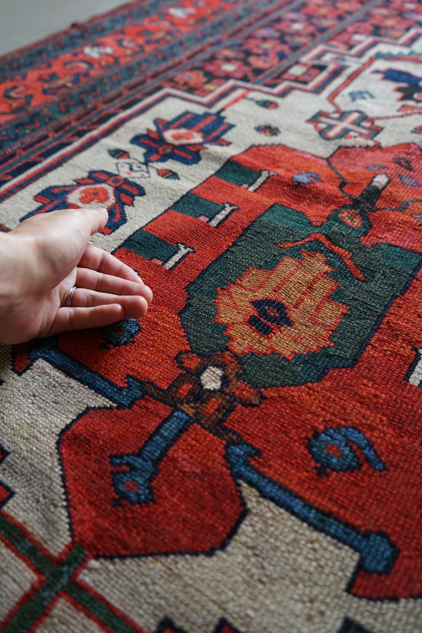 店頭販売 IRAN (CAUCASUS) ANTIQUE KARABAKH 1720-1770年代 200 ×120 cm