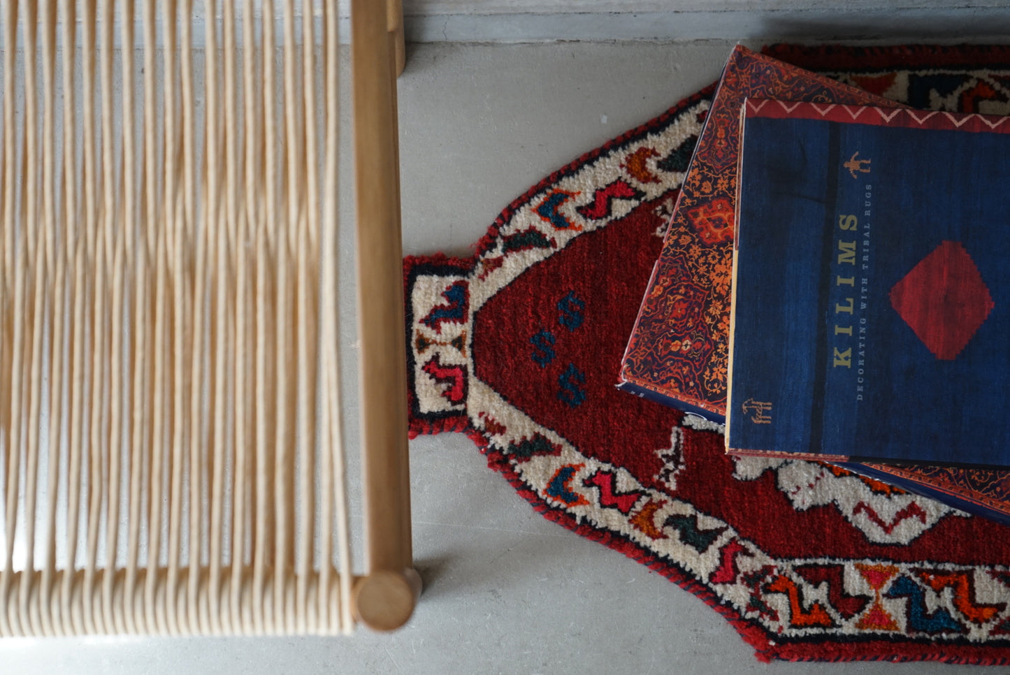 IRAN OLD SHIRAZ QASHQAI HASSAN ABAD 1960年代 61 × 44 cm