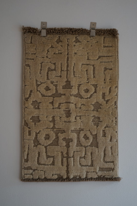 店頭販売 ORIGINAL IRAN QASHQAI KILIM DOORSIZE " ANCIENT " 95 × 65 cm