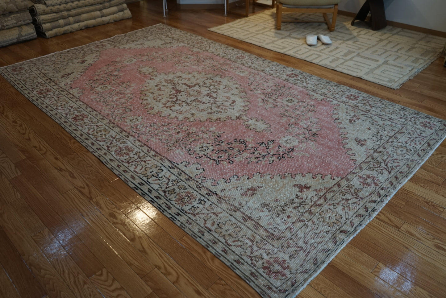 Türkiye Old Isparta Pink 1970年代 312 × 182 cm No.TR25266