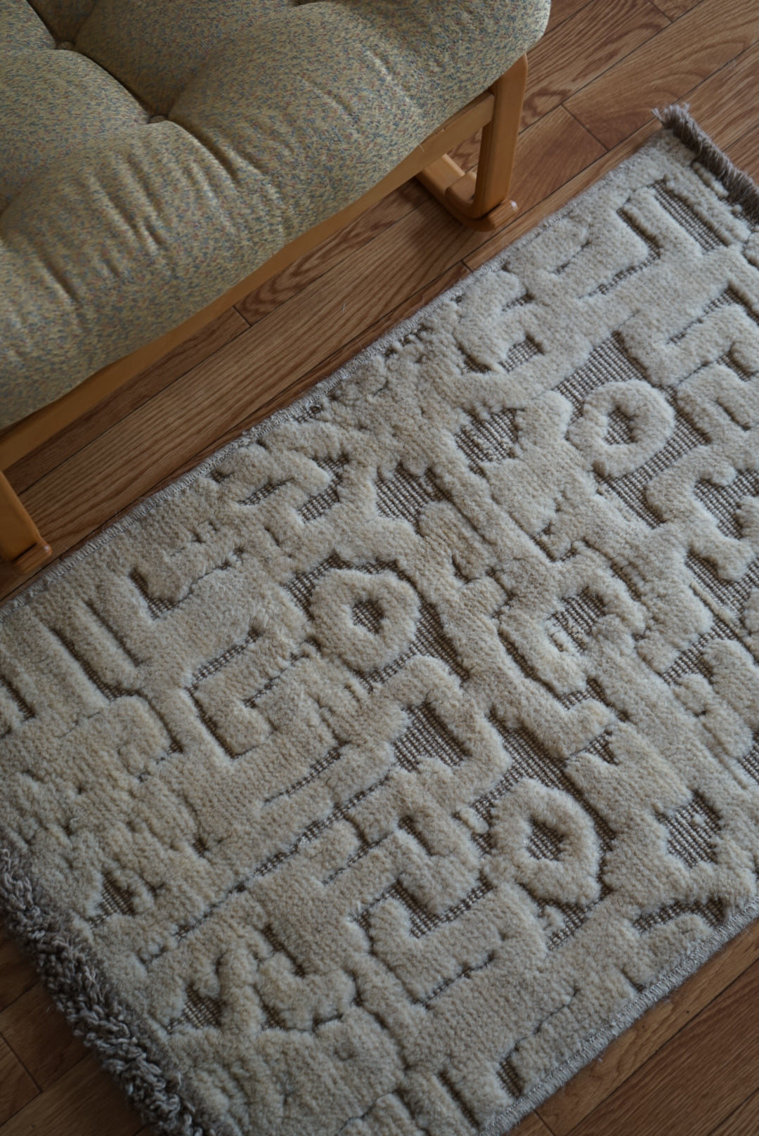 店頭販売 ORIGINAL IRAN QASHQAI KILIM DOORSIZE " ANCIENT " 95 × 65 cm / 国内送料無料・羊毛手織りキリム