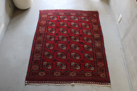 店頭販売 IRAN ANTIQUE TURKMEN YAMUT 1870年代 150 × 115 cm