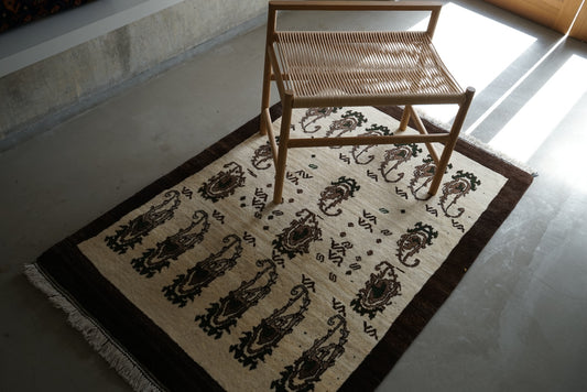 IRAN NEW SHIRAZ QASHQAI PAISLEY (BOTEH) GABBEH
148 × 101 cm