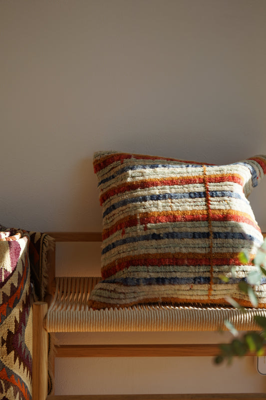 ORIGINAL IRAN SHIRAZ QASHQAI CUSHION COVER 40 × 40 cm