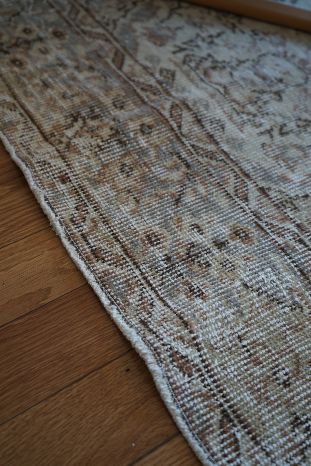 Türkiye Old Isparta Medallion Sweet Beige 1960年代 262.5 × 159.5 cm No.TR25401
