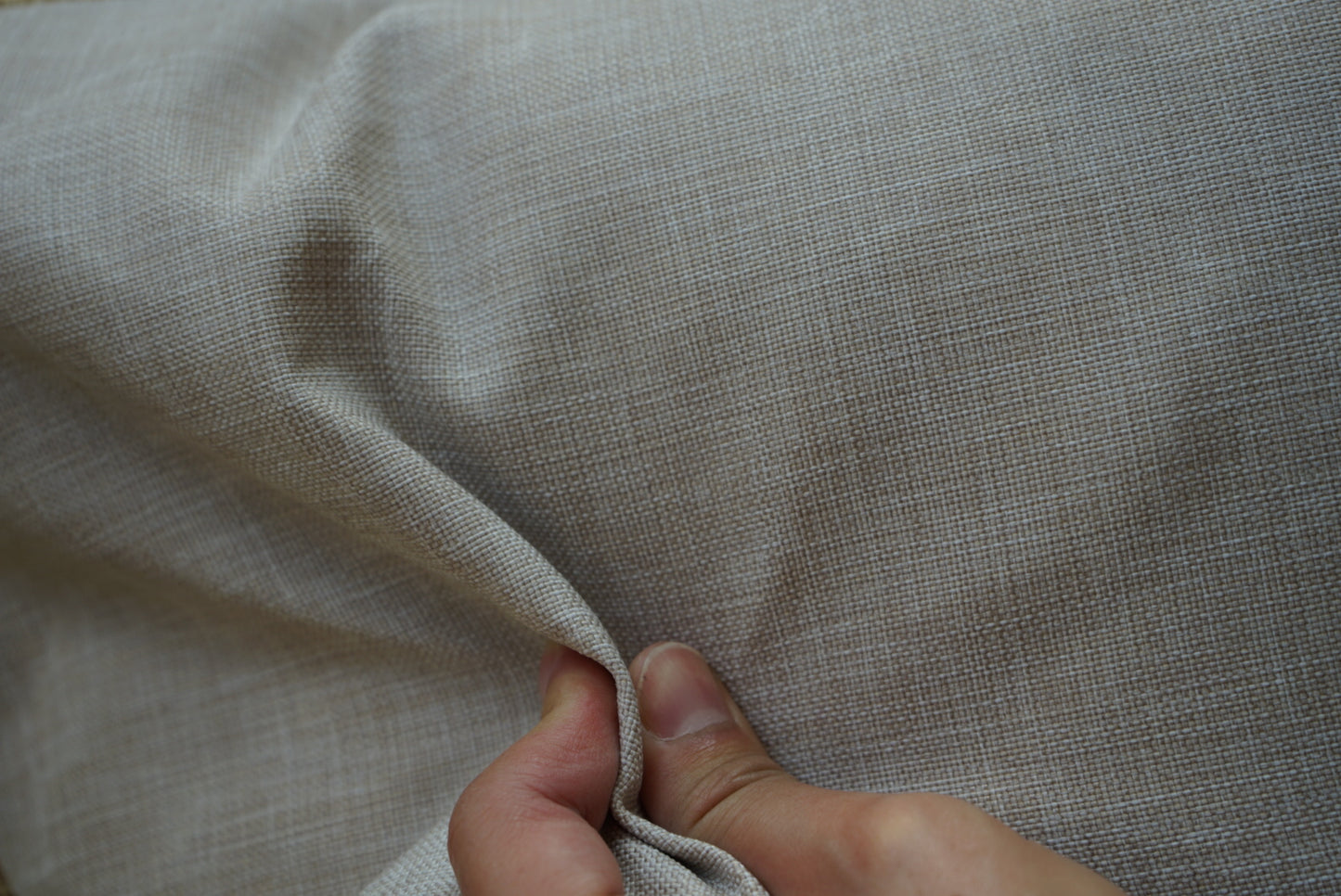 Türkiye Old Kilim Cushion Cover Brown , White Stripe Design 46 × 45 cm No.TR25563 / 送料無料・羊毛手織りキリム