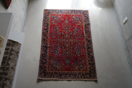 店頭販売 IRAN ANTIQUE KASHAN MOHTASHAM 1720年代 150 × 98 cm