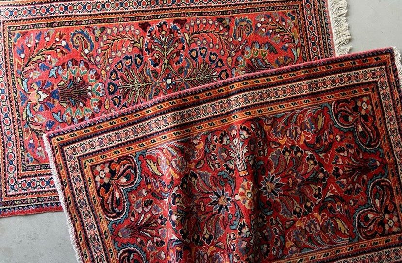 IRAN ANTIQUE LILIAN SAROUK MOHAJERAN FARAHAN 1820年代 106 × 68 cm