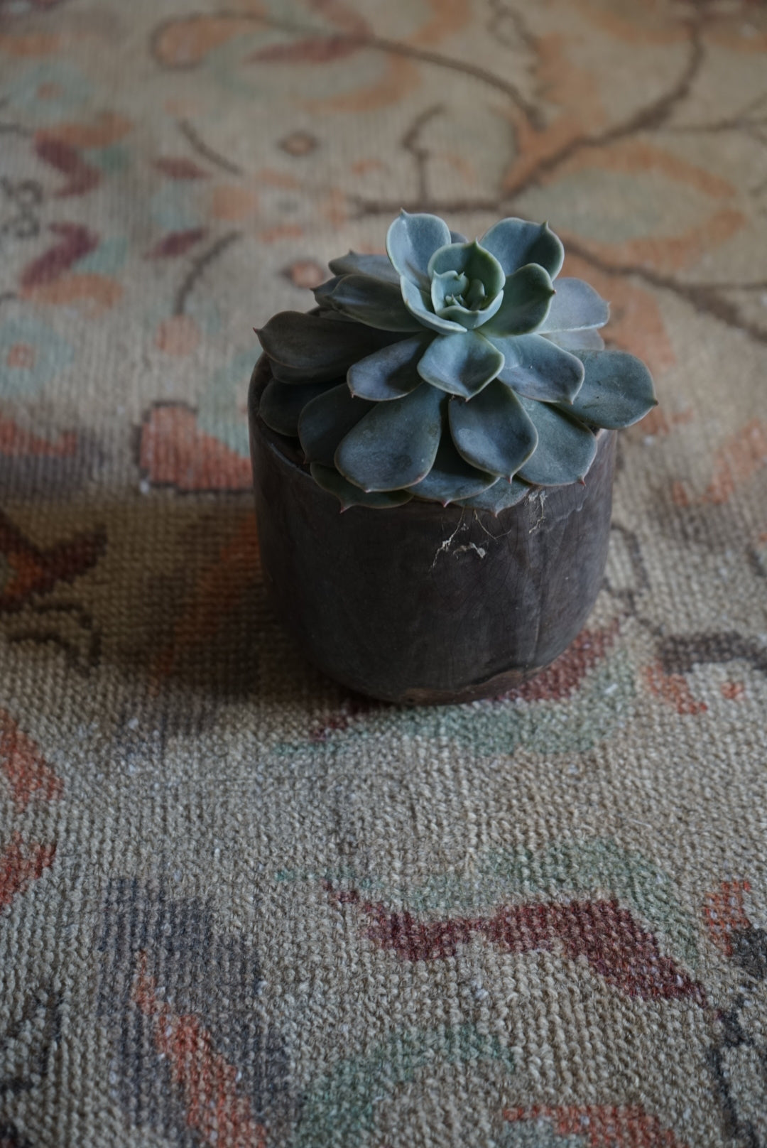 Türkiye Old Isparta Beige Floral 1970年代 218 × 136 cm No.TR25267