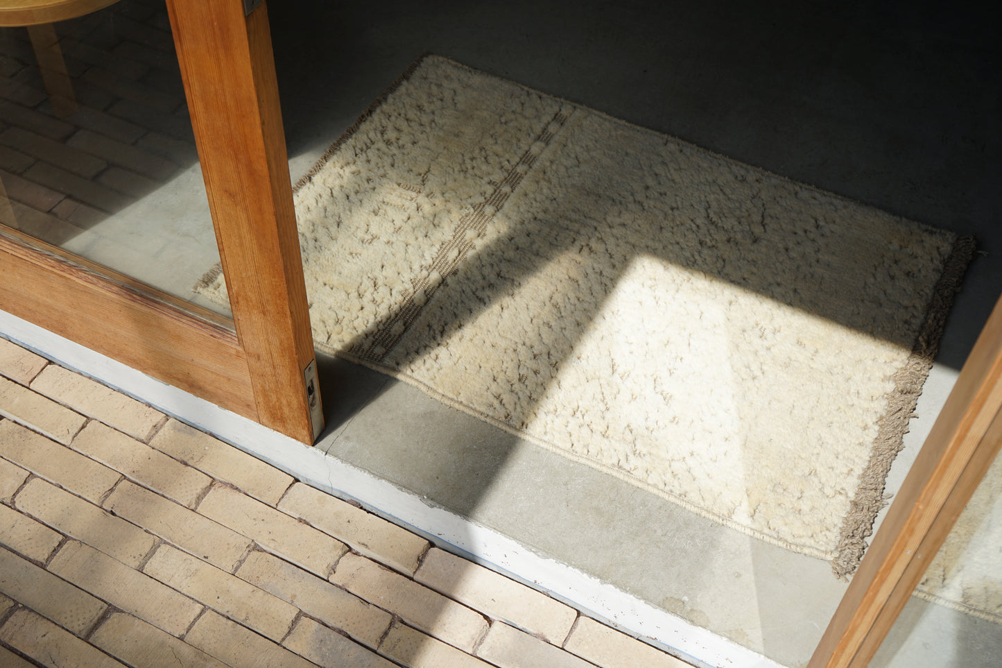 店頭販売 ORIGINAL IRAN QASHQAI KILIM DOORSIZE " MOM " 95 × 65 cm