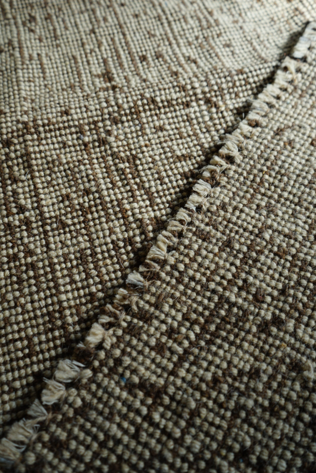 ORIGINAL IRAN QASHQAI KILIM " SAND " 201 × 145 cm