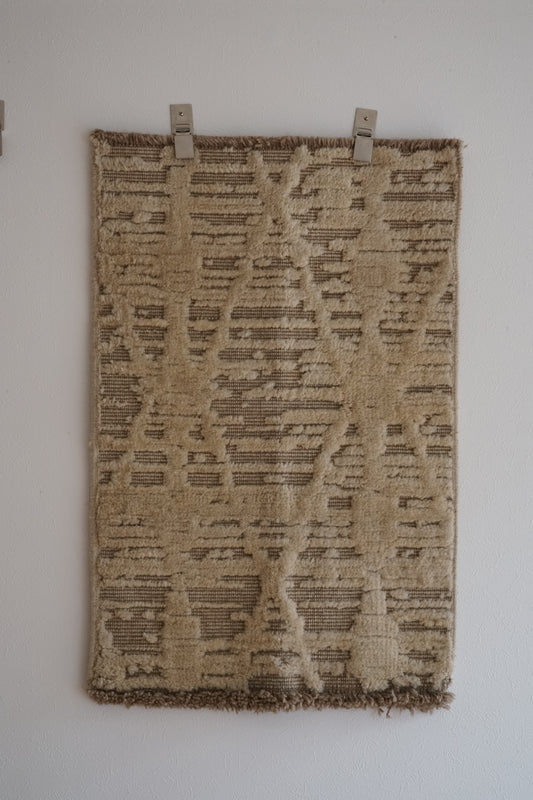 店頭販売 ORIGINAL IRAN QASHQAI KILIM DOORSIZE " MORNING MIST " 95 × 65 cm