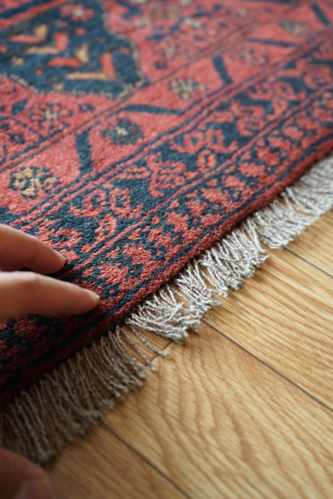 Afghanistan Old Turkmen RichRed 1970年代 177.5 × 142.5 cm No.AF2524