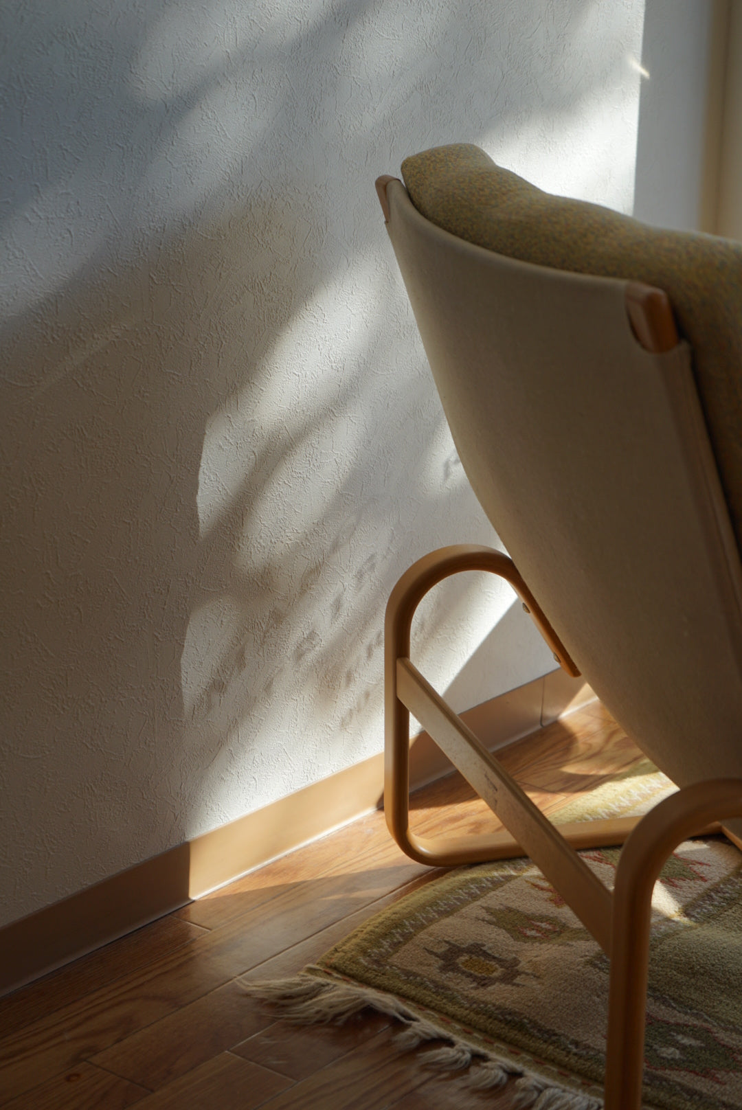 Türkiye Old Milas Square Yellow Beige 1950-1960年代 106 × 106 cm / 国内送料無料・羊毛手織り絨毯