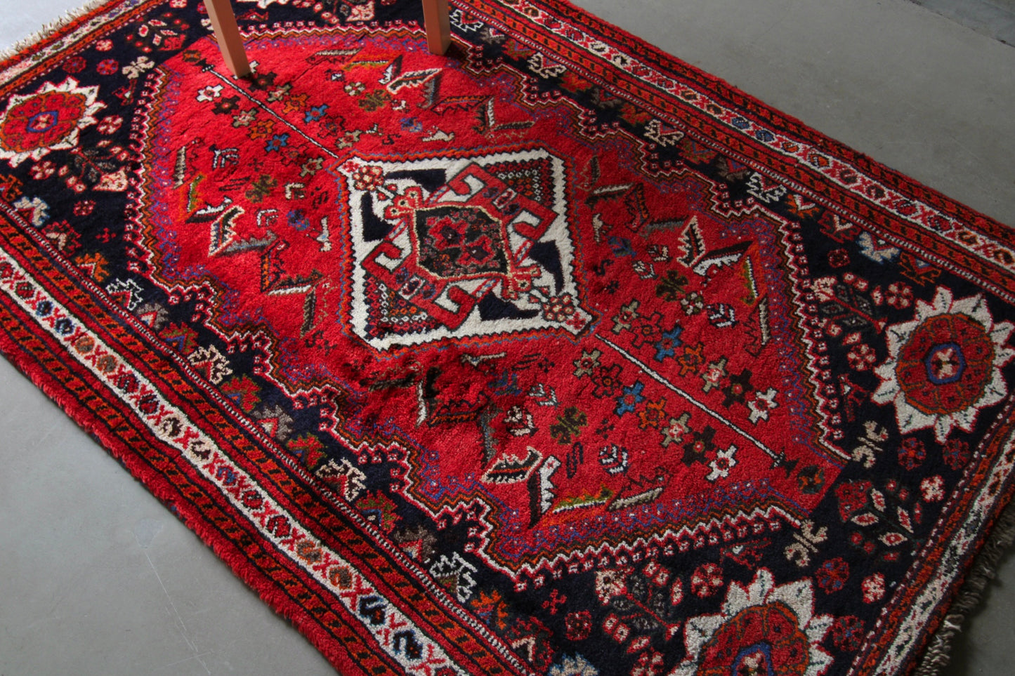 店頭販売 IRAN OLD SHIRAZ QASHQAI HASSAN ABAD 1950年代 163 × 103 cm