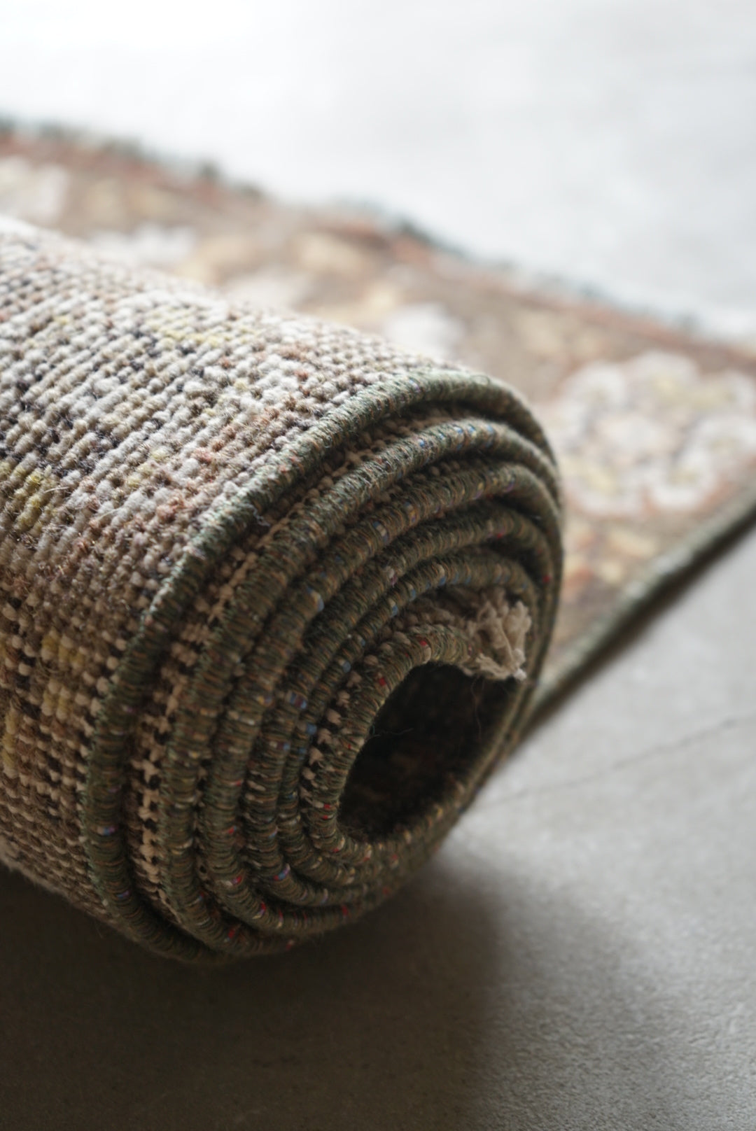 TURKEY VINTAGE ISPARTA BROWN KHAKI 199 × 109 cm No.TR2578