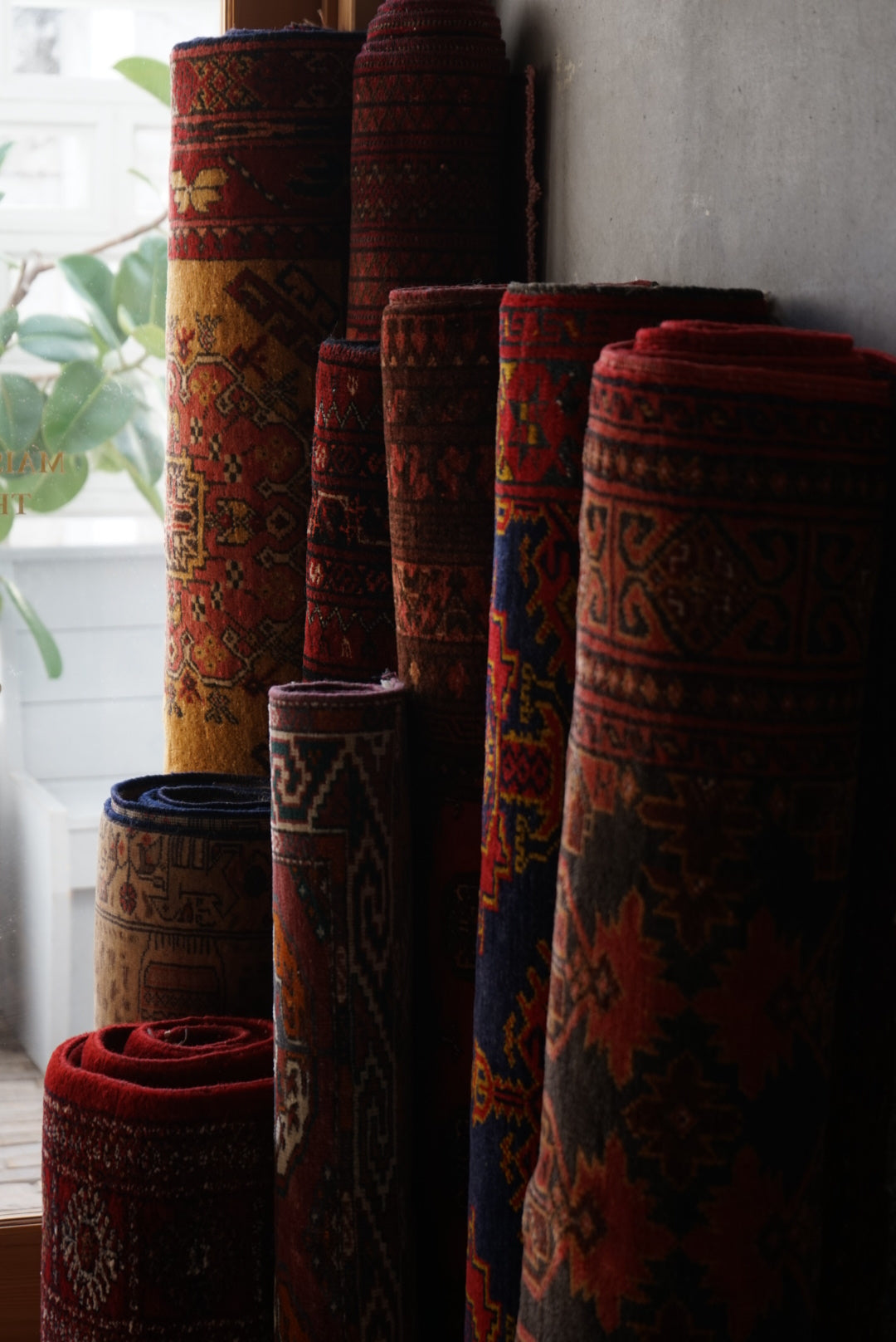 Afghanistan Old Turkmen Rich Black 1960年代 180 × 100 cm No.AF2519