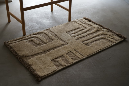 店頭販売 ORIGINAL IRAN QASHQAI KILIM DOORSIZE " PERSIA " 95 × 65 cm