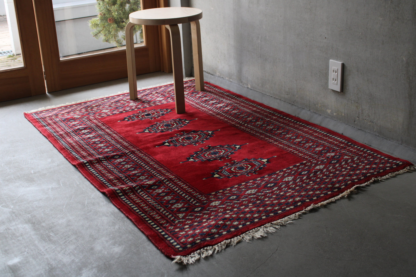 IRAN ANTIQUE AGH BOLAGH TURKMEN 1940年代 152×99cm