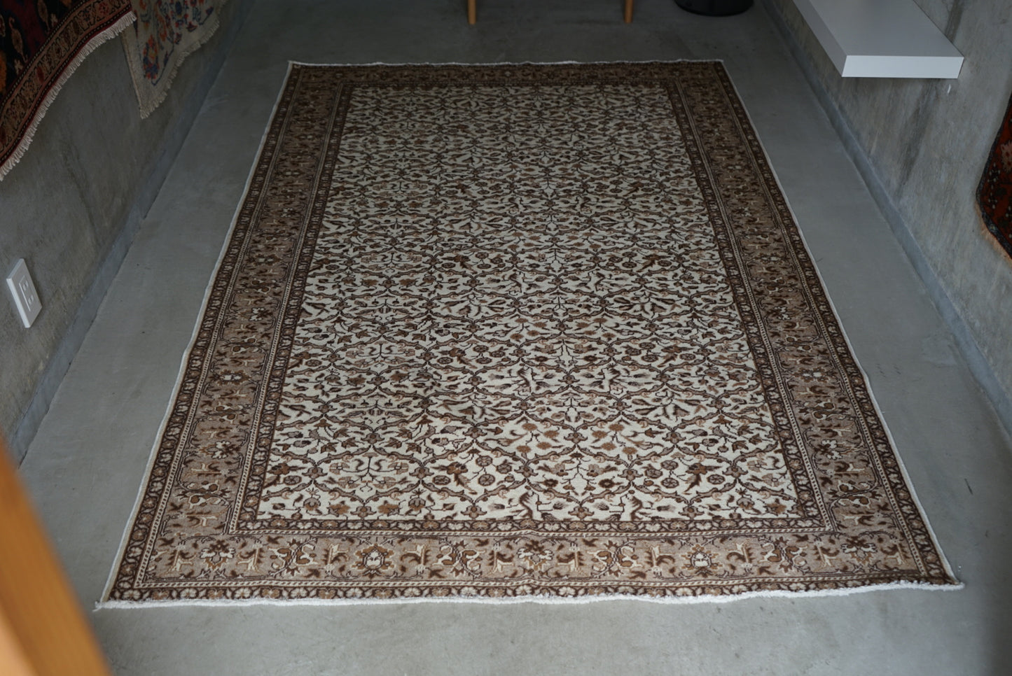TURKEY OLD KAYSERI BROWN SUGAR 1960年代 215 × 147 cm No.TR2597