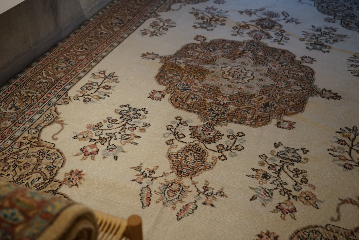 Türkiye Old Isparta Pink Beige 1950-1960年代 312 × 198 cm