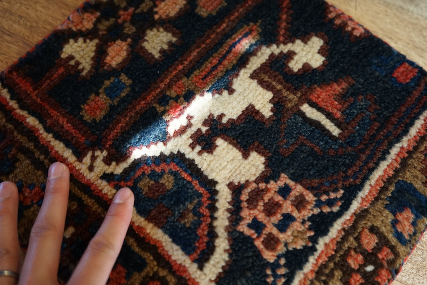 IRAN ANTIQUE ARAK SULTAN ABAD 1820年代 30 × 30 cm No.161