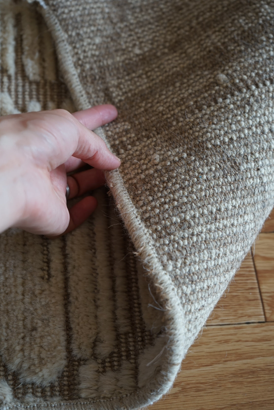 店頭販売 ORIGINAL IRAN QASHQAI KILIM DOORSIZE " DIAMOND " 95 × 65 cm