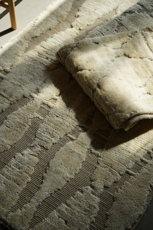 ORIGINAL IRAN QASHQAI KILIM " RIVER " 147 × 96 cm