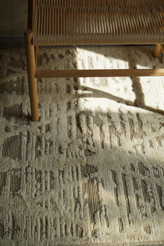 ORIGINAL IRAN QASHQAI KILIM " MORNING MIST " 146 × 98 cm