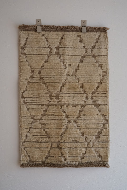 店頭販売 ORIGINAL IRAN QASHQAI KILIM DOORSIZE " DIAMOND " 95 × 65 cm
