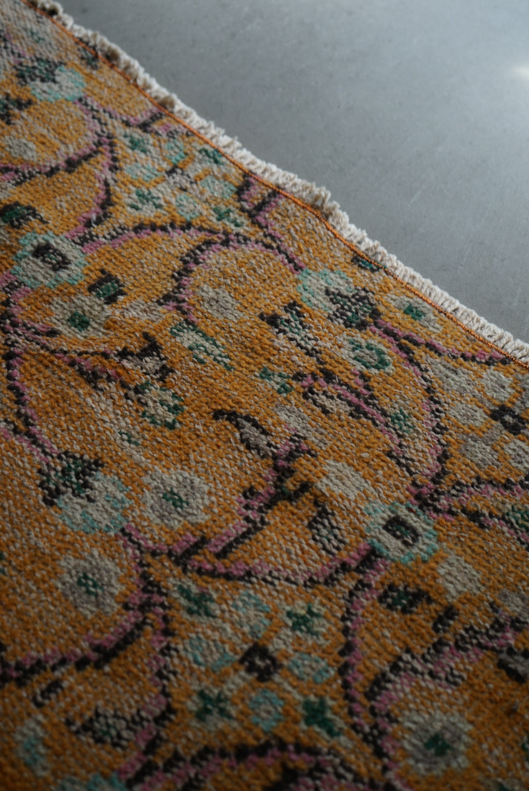 TURKEY OLD ISPARTA CALLOT ORANGE 1970年代 232 × 140 cm No.TR25149