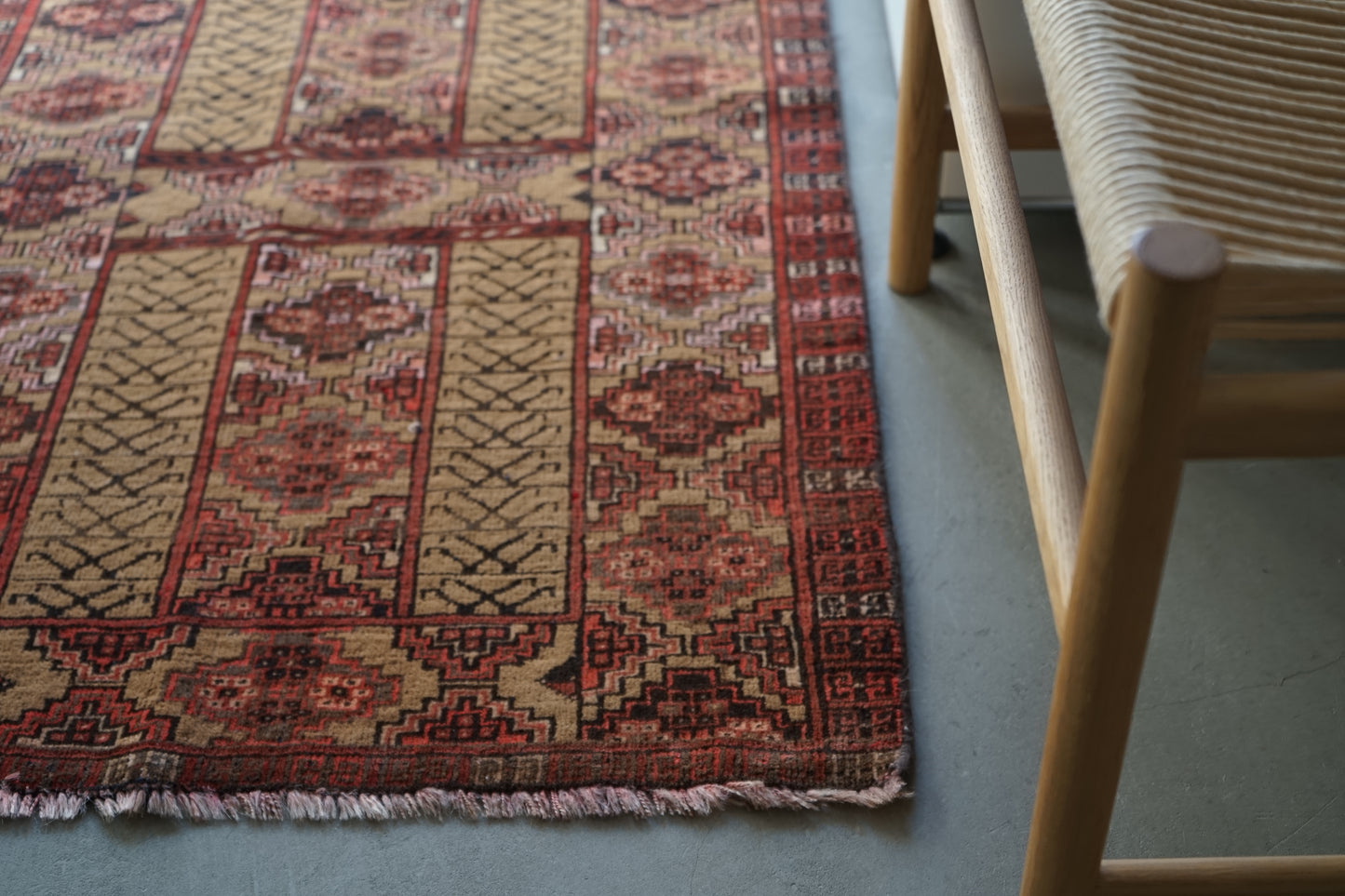 AFGHANISTAN OLD TURKMEN PARDA 1955年代 103 × 71 cm No.AF2514