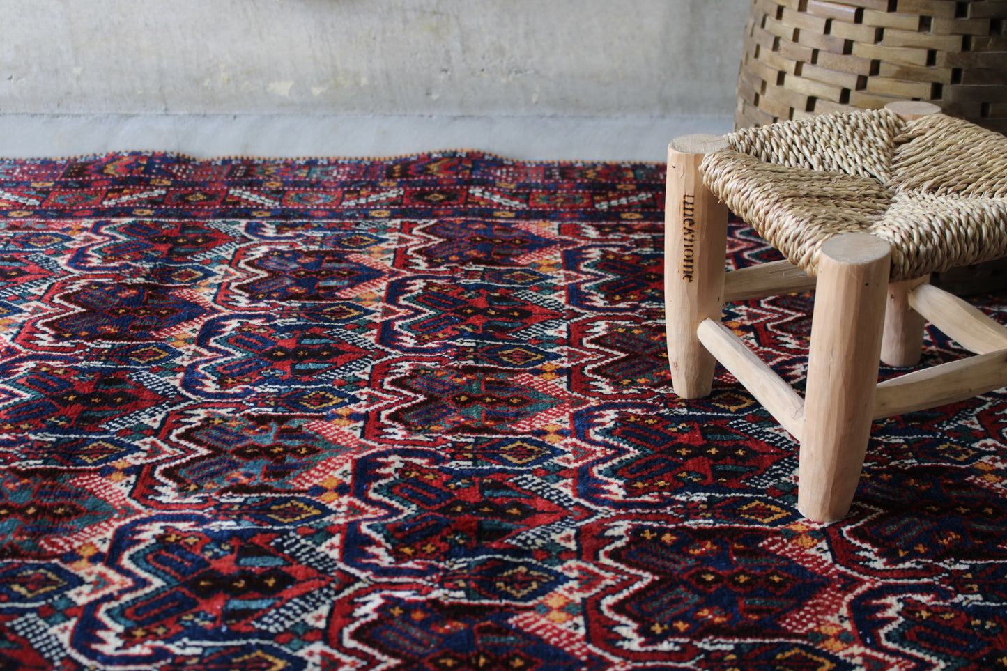 IRAN ANTIQUE AFSHAR 1870年代 192×154cm