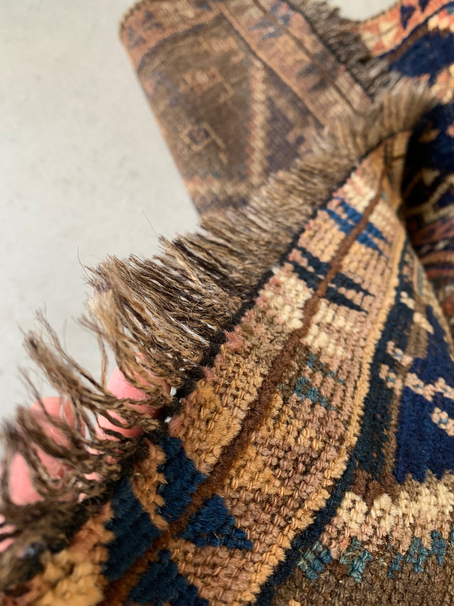 IRAN ANTIQUE SHIRAZ KHAMSEH
1870年代 213.5×76cm