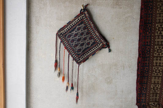 IRAN ANTIQUE SHIRAZ KHAMSEH TANCHEH SHISHEH DERMEH 1770年代 29×26cm