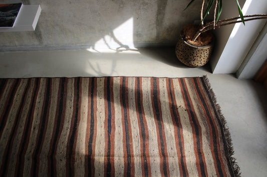 IRAN ANTIQUE SHIRAZ QASHQAI
KHAKANDAZI KILIM 1920年代 207×137cm