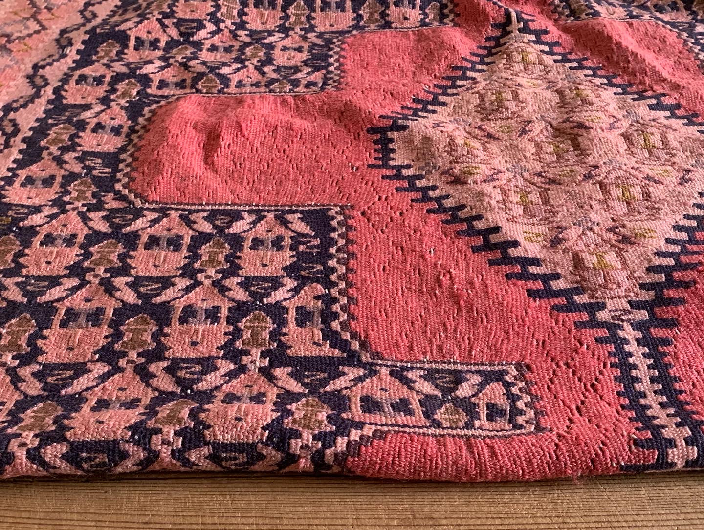 店頭販売 IRAN ANTIQUE SANANDAJI KURDISTAN 1900年代 275 × 102.5 cm / 9'0" × 3'3" ft