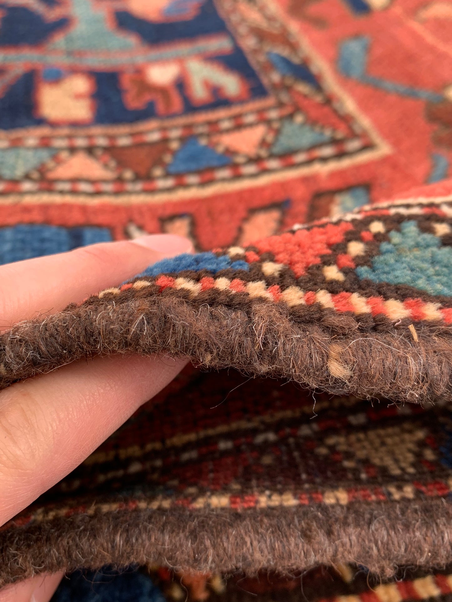 IRAN ANTIQUE AFSHAR 1880年代 188.5×134cm