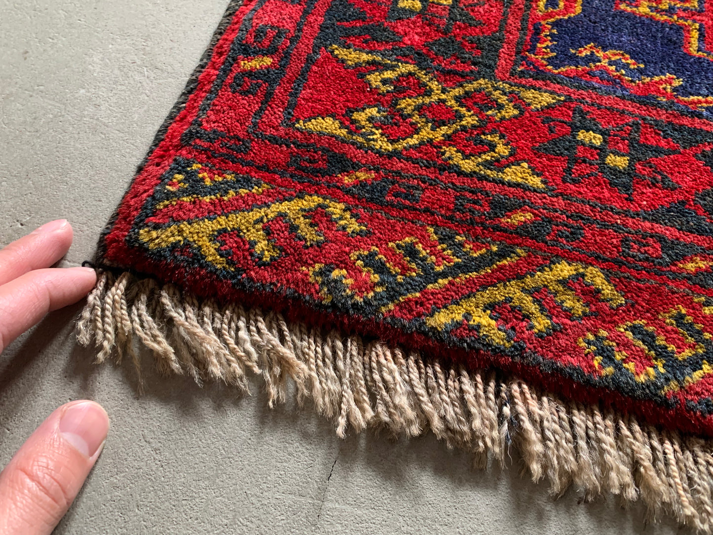 AFGHANISTAN OLD TURKMEN 1960-1970年代 195×103cm