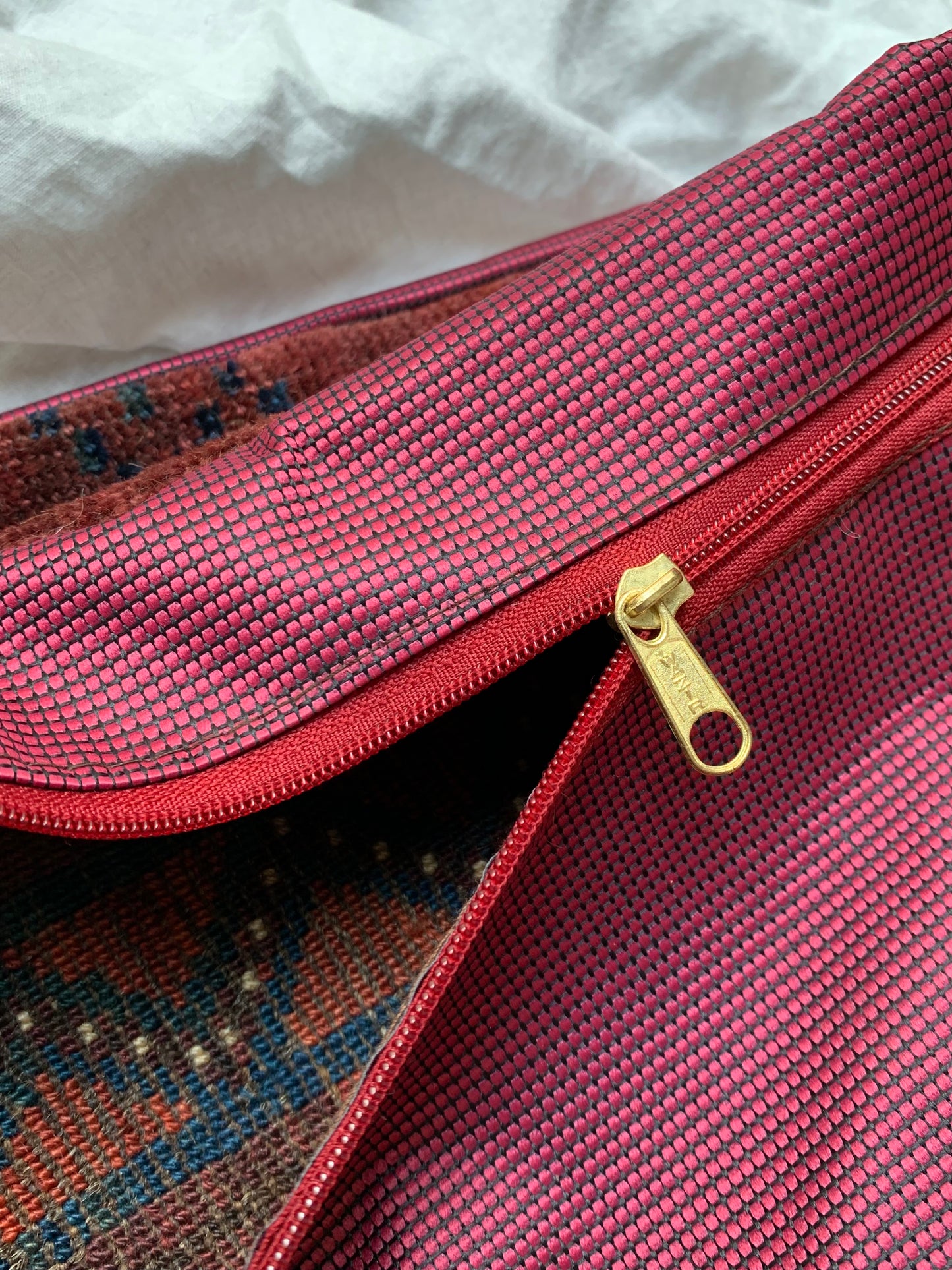 IRAN ANTIQUE TURKMEN CUSHION COVER 1820年代 66×26cm