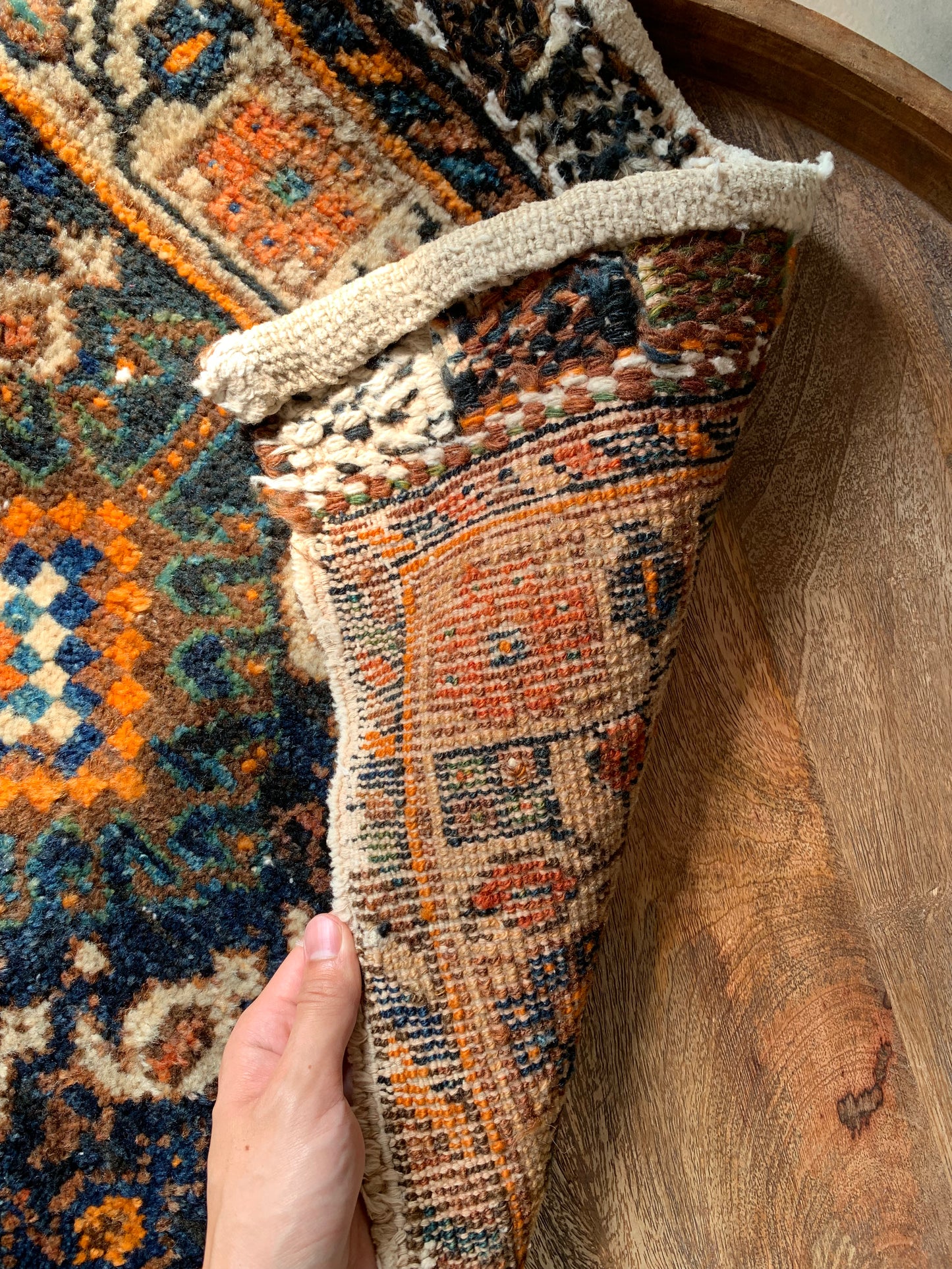 IRAN ANTIQUE SHIRAZ QASHQAI NEYRIZLTS 1900年代 71×66.5cm