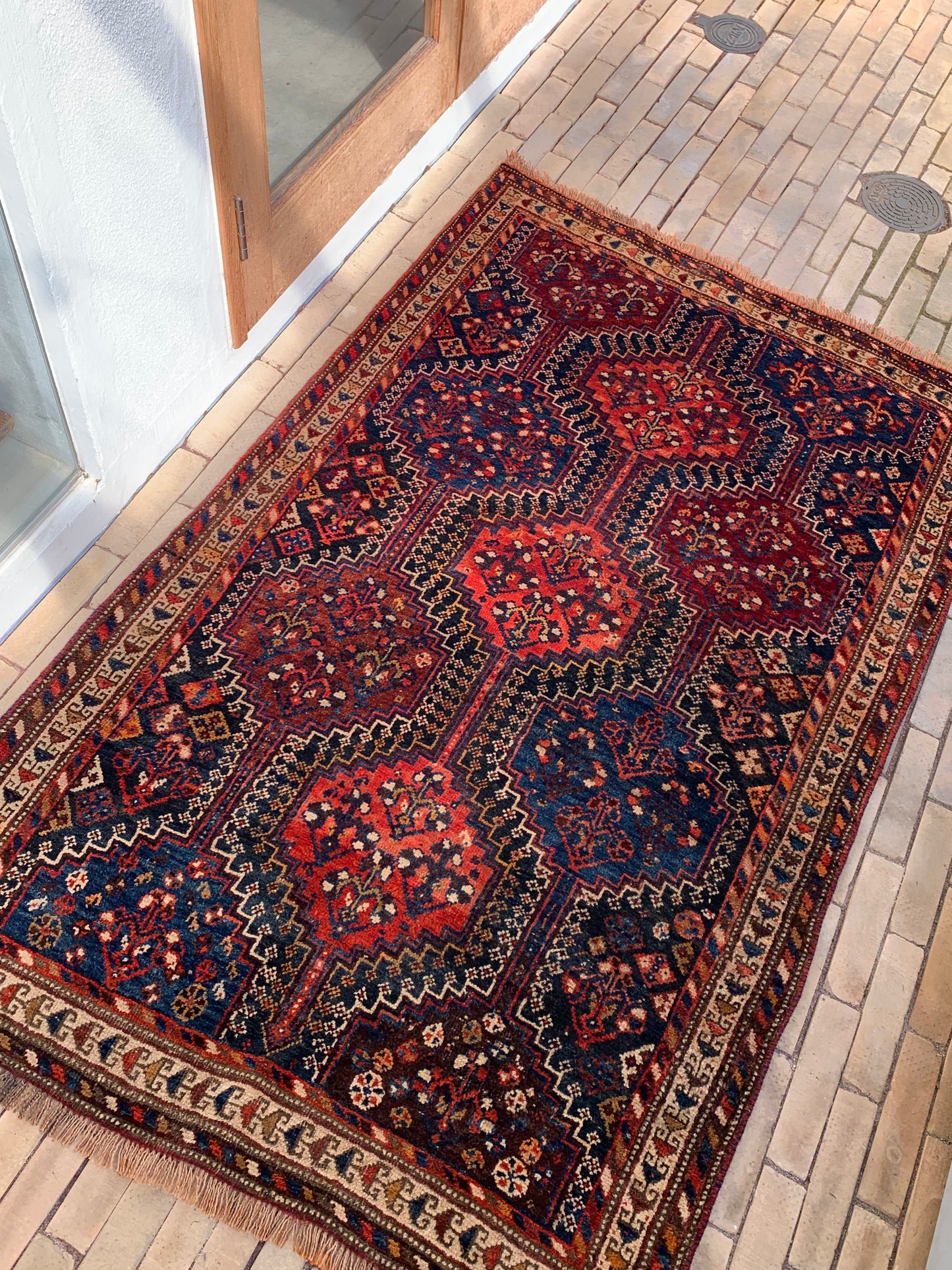 IRAN ANTIQUE SHIRAZ QASHQAI
1940年代 167×103cm