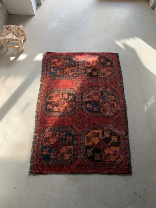 IRAN ANTIQUE TURKMEN 1820年代 126 × 80 cm